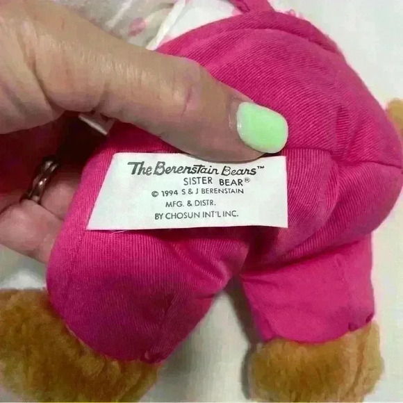 1994 Berenstain Bears Sister 7” Plush Bear - Picture 6 of 8